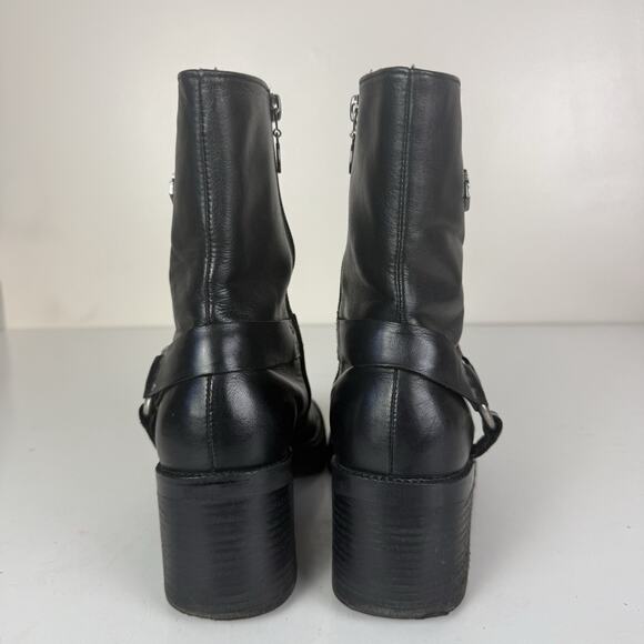 Harley-Davidson Women’s Howell 7" Harness Motorcycle Boot Black Size 8 1/2 - Picture 4 of 8